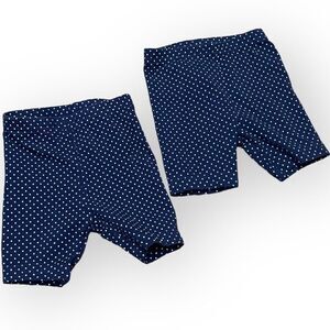 Child Of Mine By Carter's Baby Blue Polka Dot Pants Size 3-6 Months 2 Piece Lot